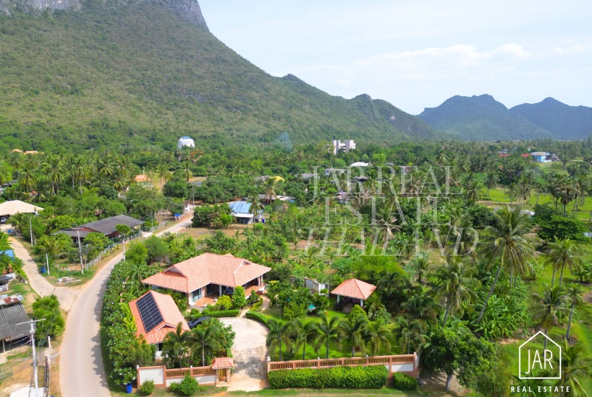 Private Pool Villa for Sale Surrounded by Sam Roi Yod mountains