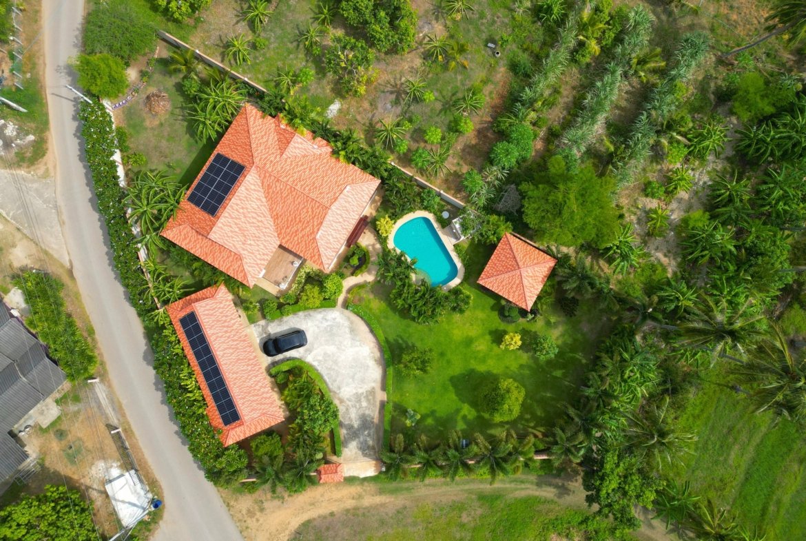 Private Pool Villa for Sale Surrounded by Sam Roi Yod mountains