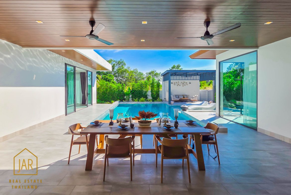 Modern luxury pool villa near black mountain golf course, Hua Hin