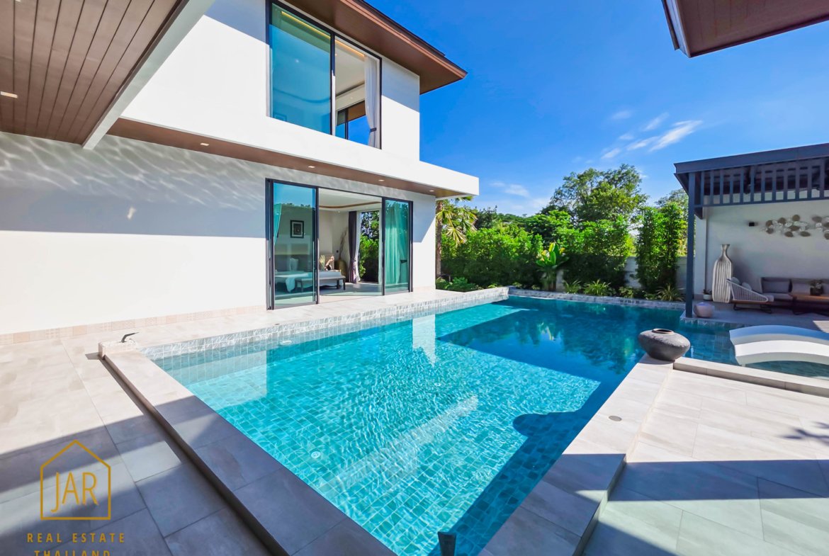 Modern luxury pool villa near black mountain golf course, Hua Hin