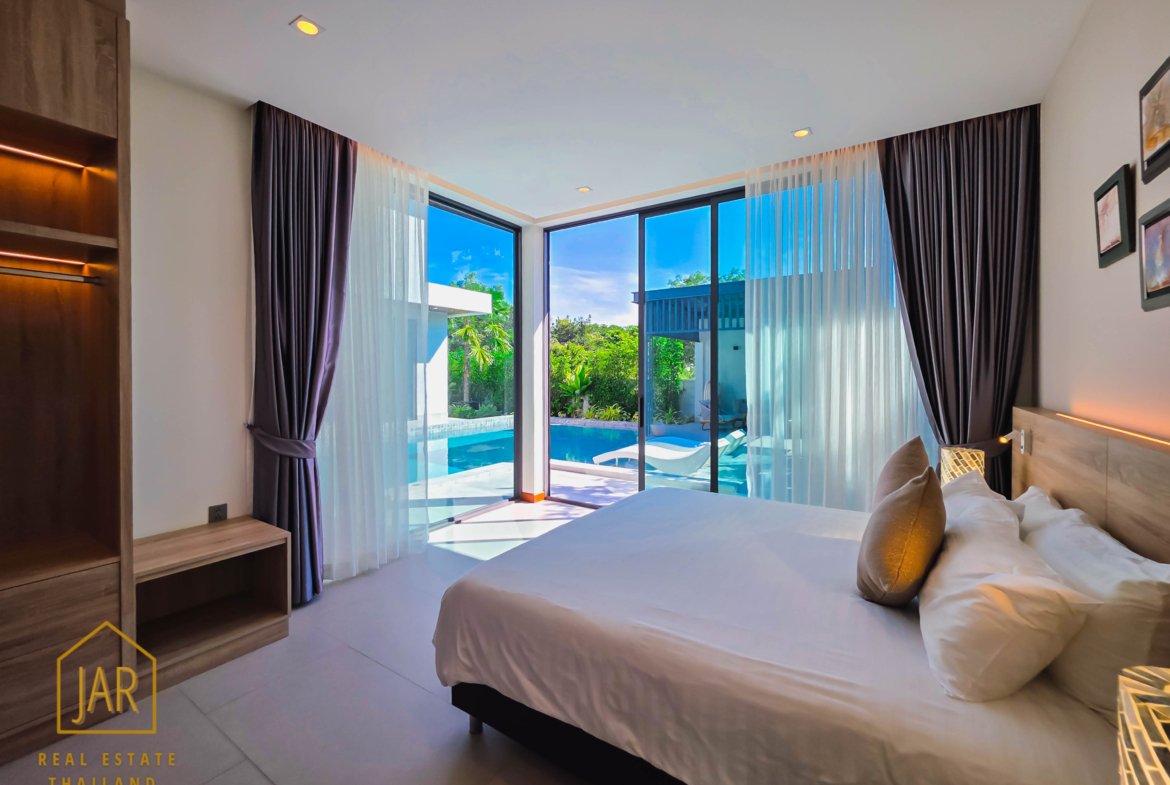 Modern luxury pool villa near black mountain golf course, Hua Hin