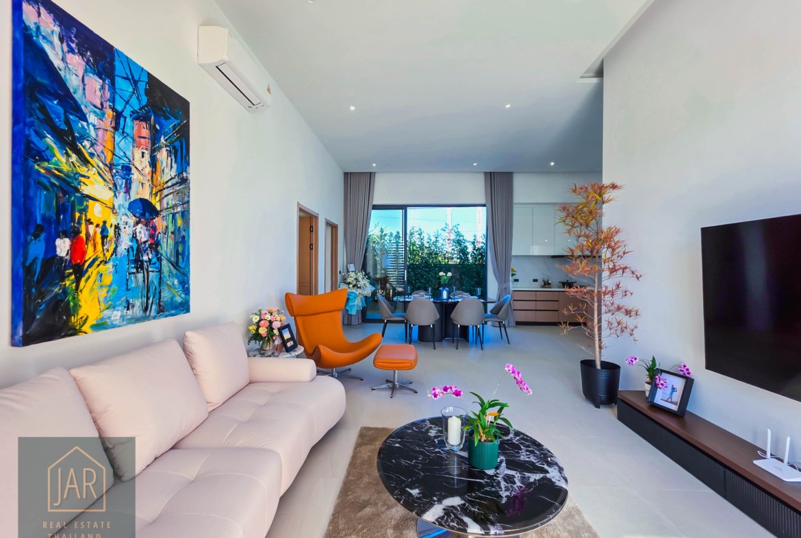 Hua-Hin Luxury Pool Villa for Sale Near Khao Tao Beach | 4 BR Modern Design
