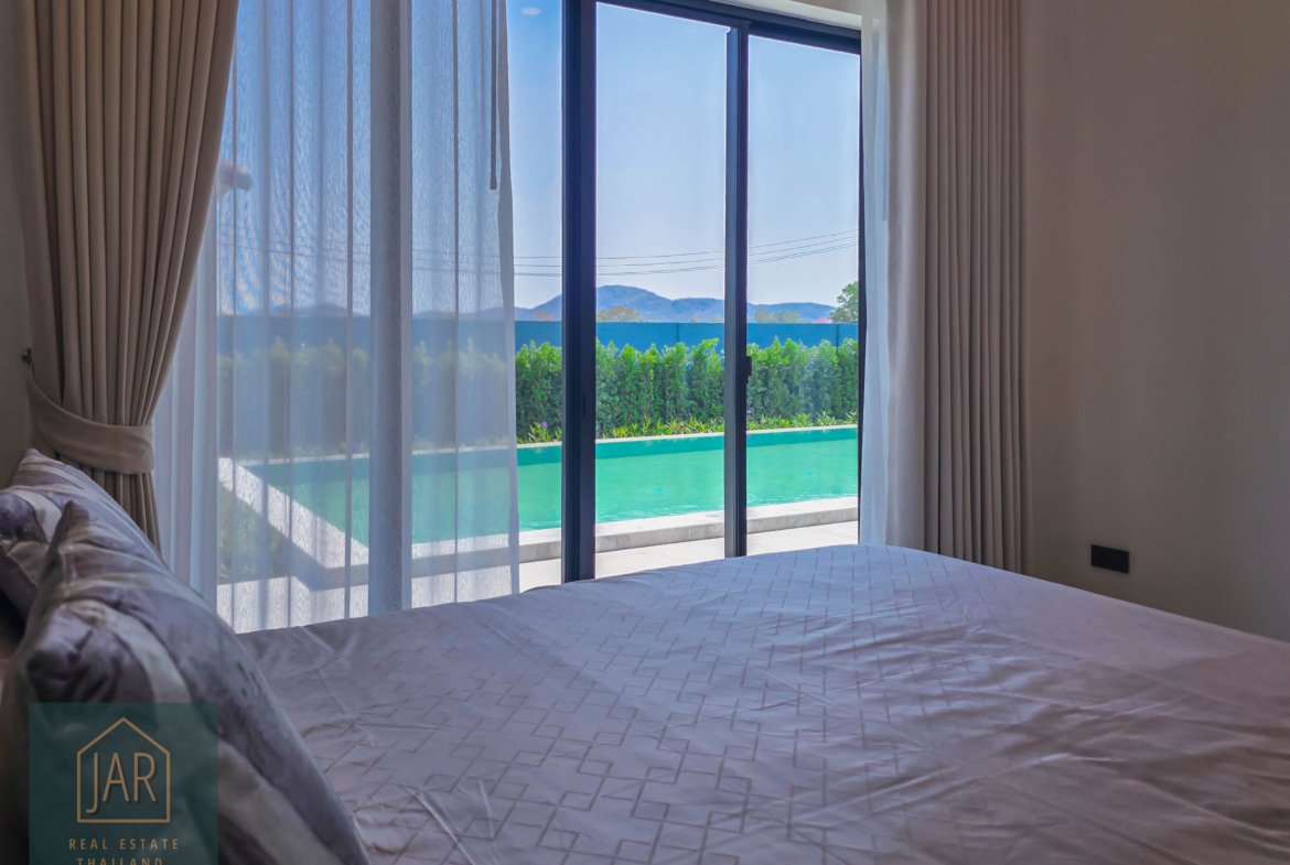 Experience Luxury Modern Pool Villa @ Hua Hin – Thap Tai 3 BR| 3 BA