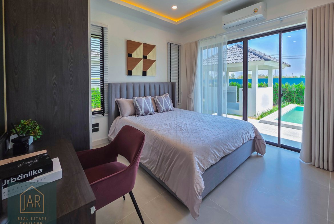 Experience Luxury Modern Pool Villa @ Hua Hin – Thap Tai 3 BR| 3 BA