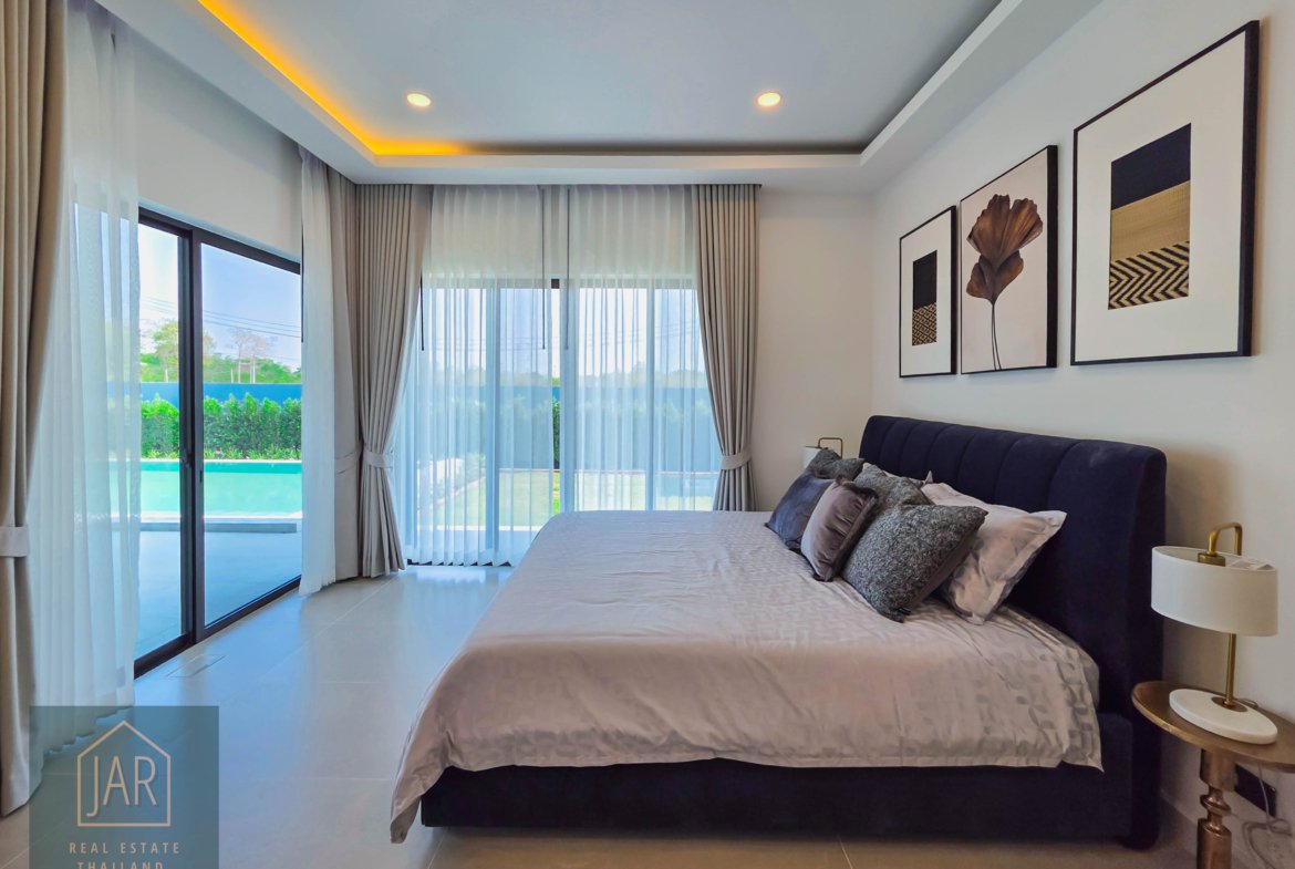 Experience Luxury Modern Pool Villa @ Hua Hin – Thap Tai 3 BR| 3 BA