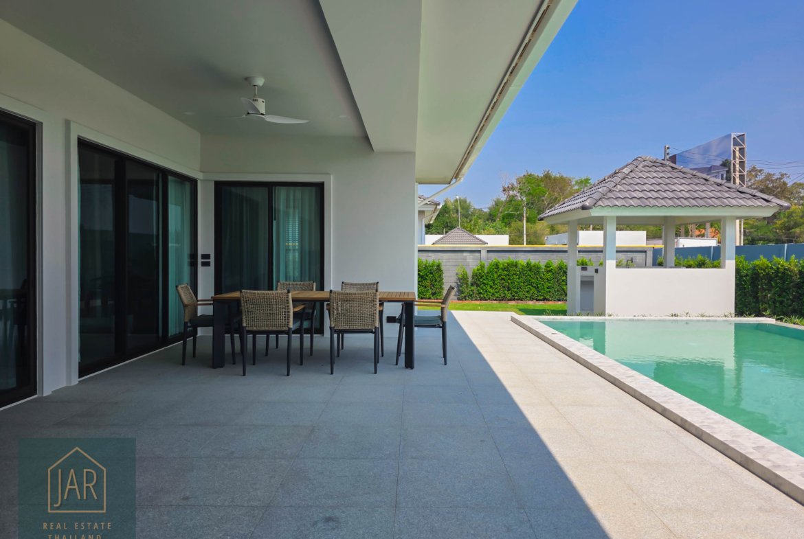 Experience Luxury Modern Pool Villa @ Hua Hin – Thap Tai 3 BR| 3 BA