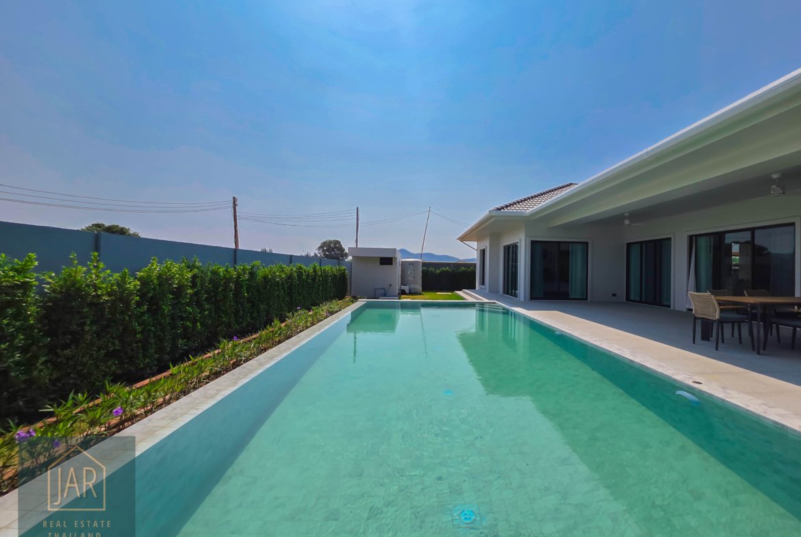 Experience Luxury Modern Pool Villa @ Hua Hin – Thap Tai 3 BR| 3 BA