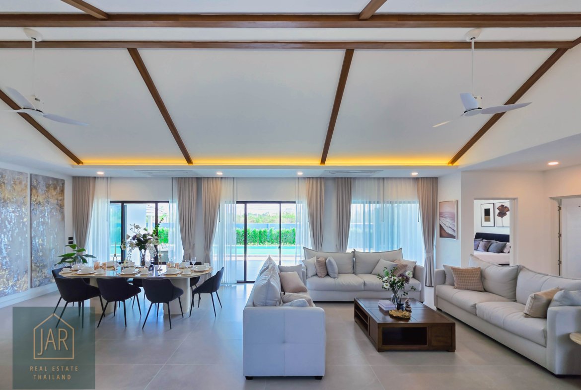 Experience Luxury Modern Pool Villa @ Hua Hin – Thap Tai 3 BR| 3 BA