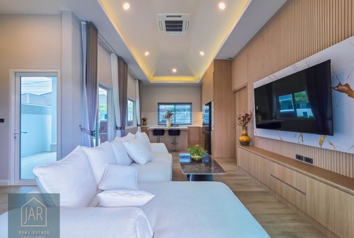Modern Elegance meets Tropical Bliss in Hua Hin Soi 88 | 3 BR | 2 BA