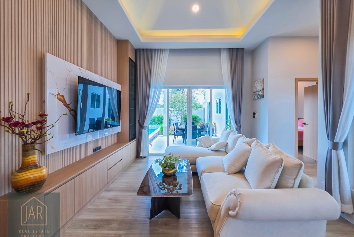 Modern Elegance meets Tropical Bliss in Hua Hin Soi 88 | 3 BR | 2 BA