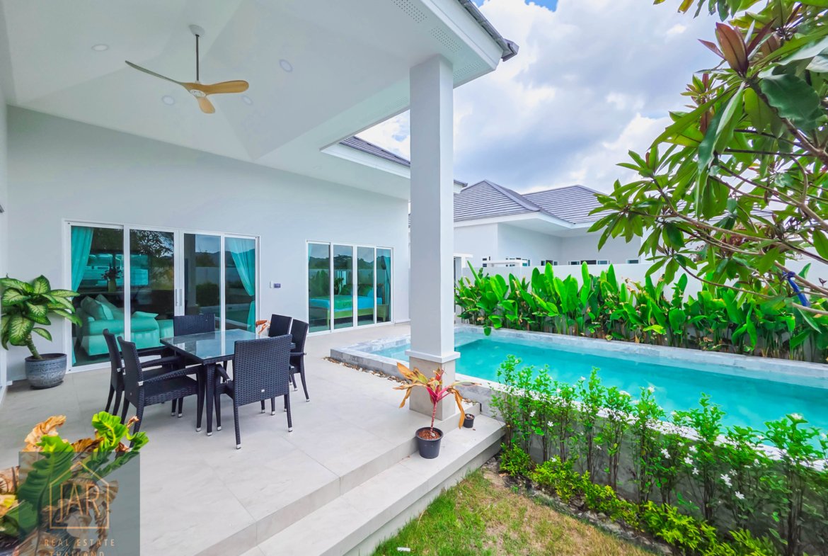 Modern Elegance meets Tropical Bliss in Hua Hin Soi 88 | 3 BR | 2 BA
