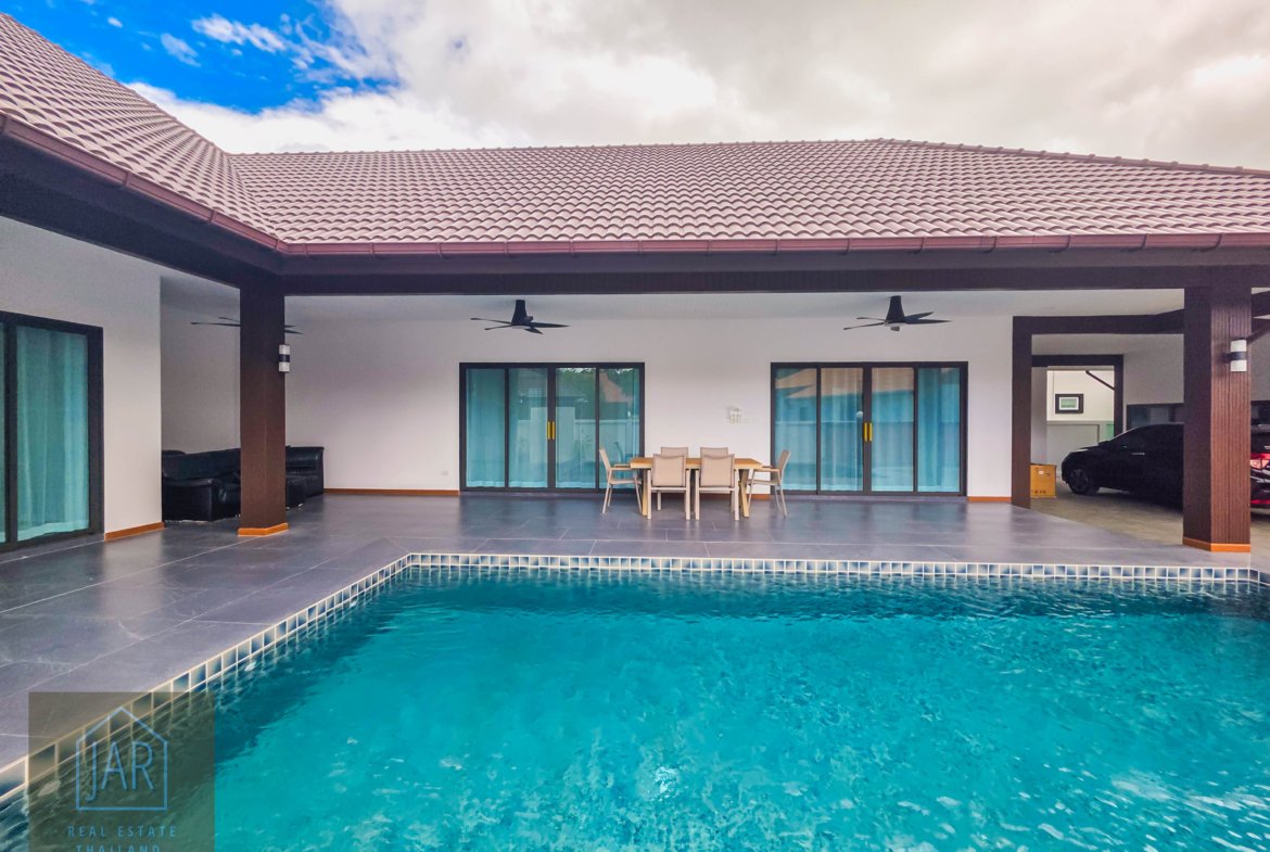 Discover Serenity: Hua Hin Soi 70 Private Pool Home 3 BR | 3BA Ready to Move in!