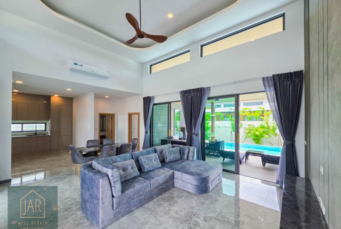 Hua Hin Modern Pool Villa near Black Mountain Golf Course – Your Own Paradisem