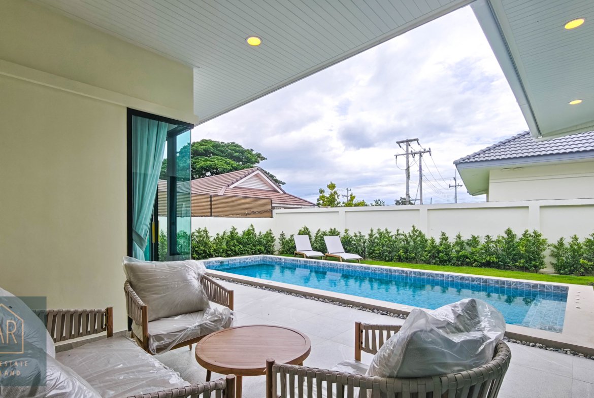 Luxury Modern Pool Villa – Type-C at Hua Hin 112 | 2 BR 2BA