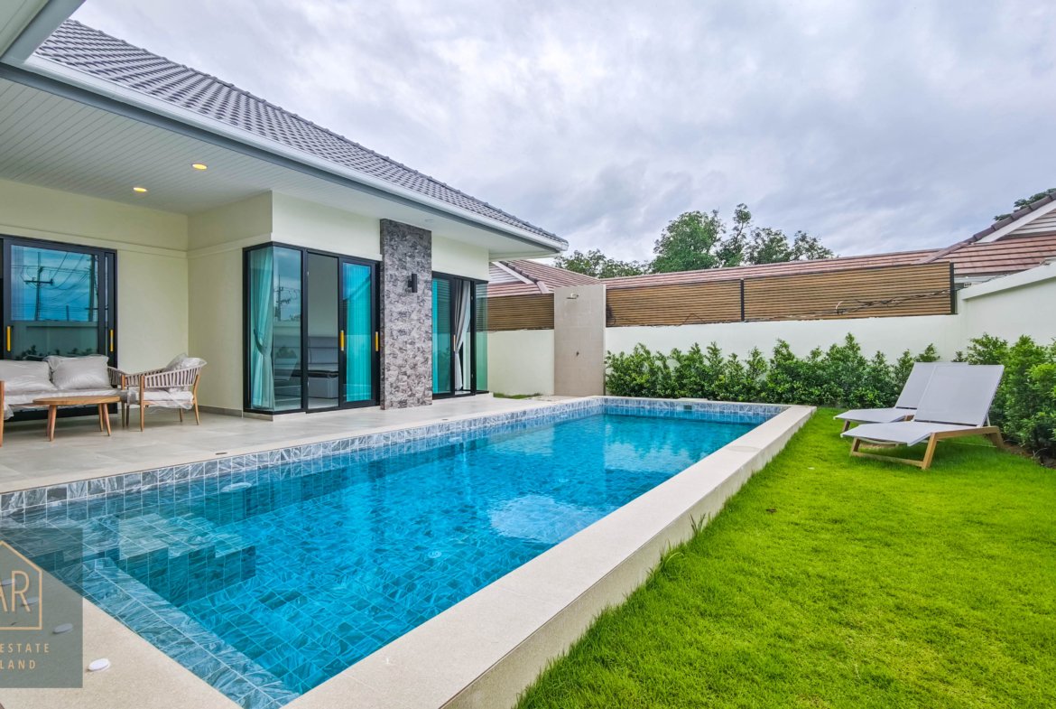 Luxury Modern Pool Villa – Type-C at Hua Hin 112 | 2 BR 2BA