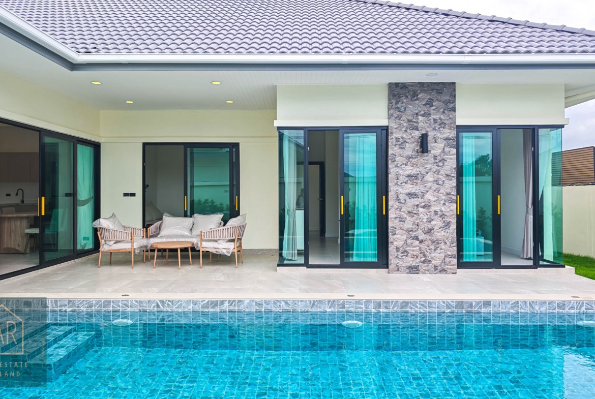 Luxury Modern Pool Villa – Type-C at Hua Hin 112 | 2 BR 2BA