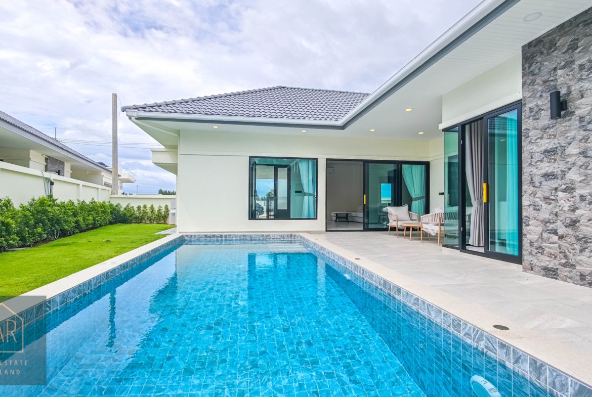 Luxury Modern Pool Villa – Type-C at Hua Hin 112 | 2 BR 2BA