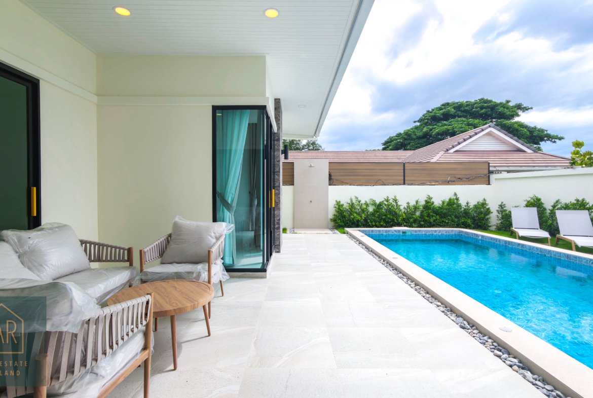 Luxury Modern Pool Villa – Type-C at Hua Hin 112 | 2 BR 2BA