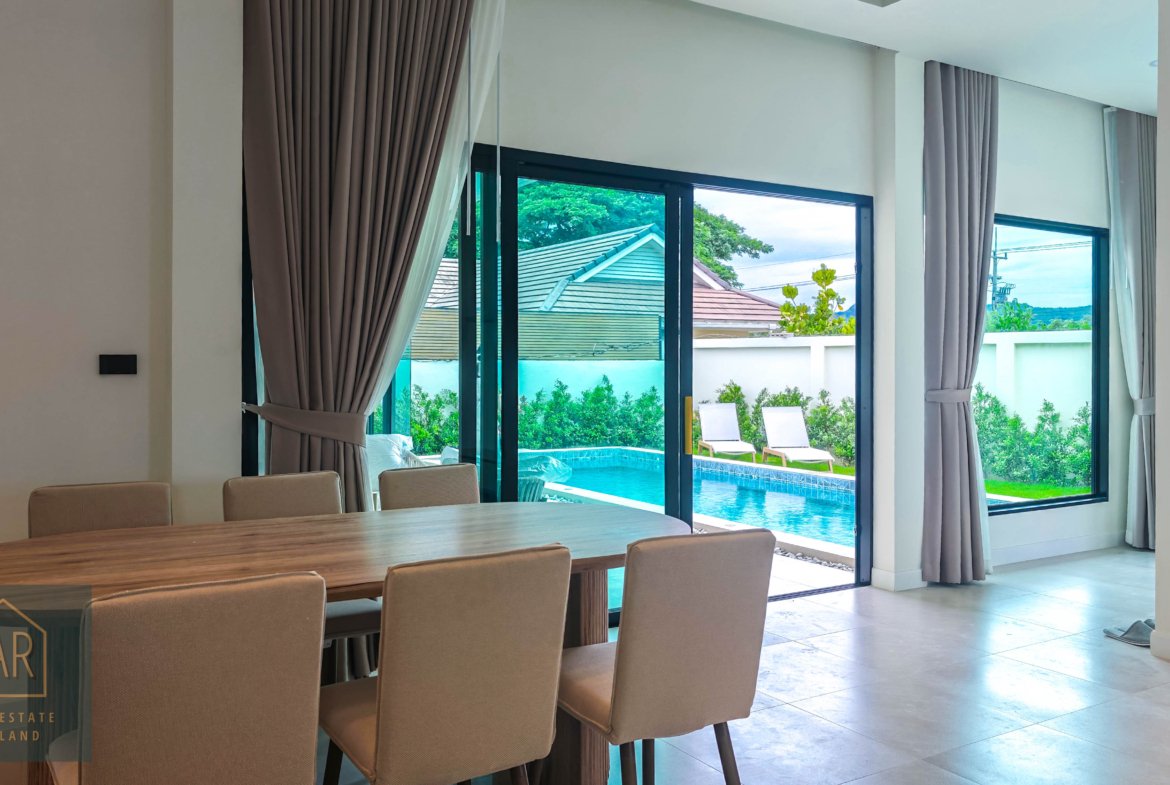 Luxury Modern Pool Villa – Type-C at Hua Hin 112 | 2 BR 2BA