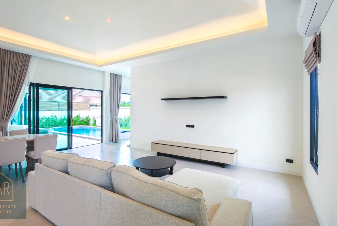 Luxury Modern Pool Villa – Type-C at Hua Hin 112 | 2 BR 2BA