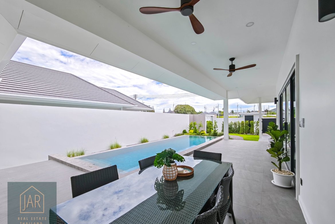 Modern Luxury Villa with Private Swimming Pool (Hua Hin 112) 3BR | 3BA