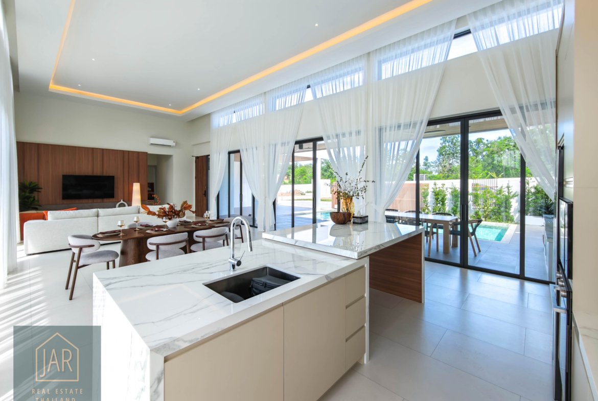 Exclusive Tropical Villas, Hua Hin: Serene Living Amidst Mountain Views : 3BR I 4BA