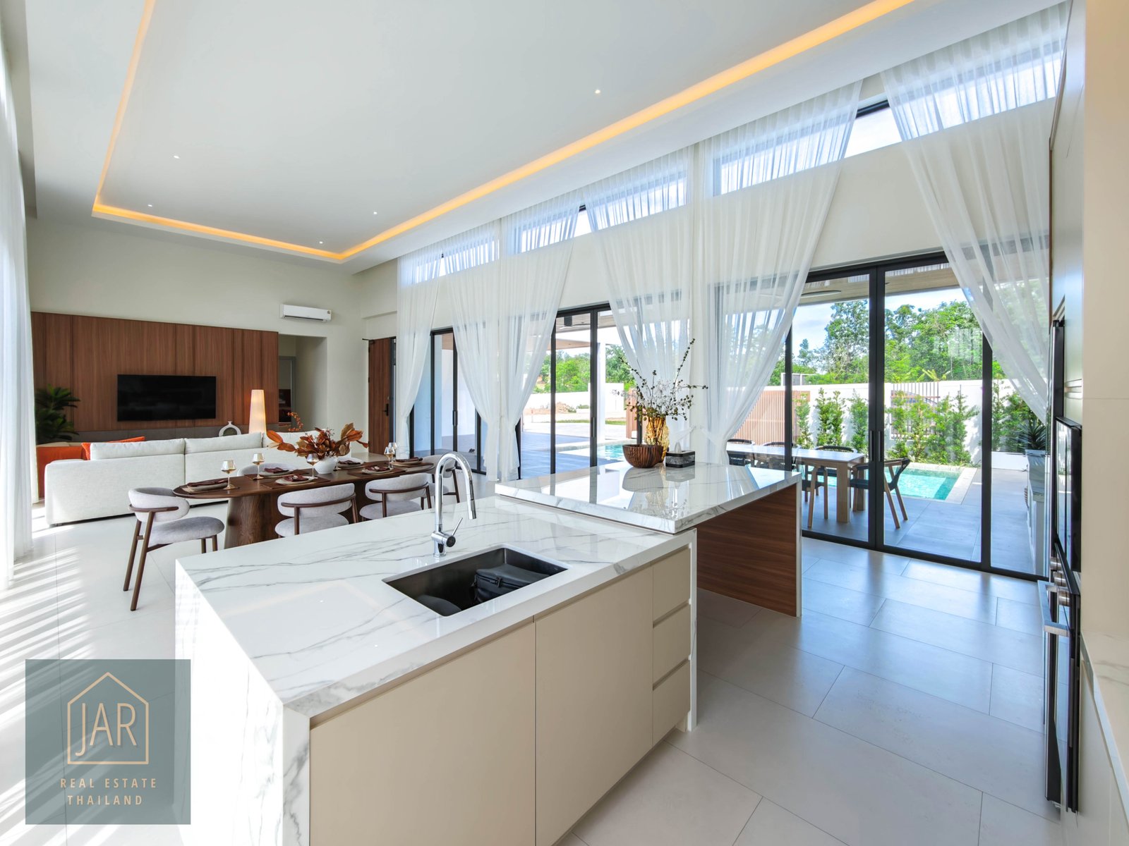 Exclusive Tropical Villas, Hua Hin: Serene Living Amidst Mountain Views : 3BR I 4BA
